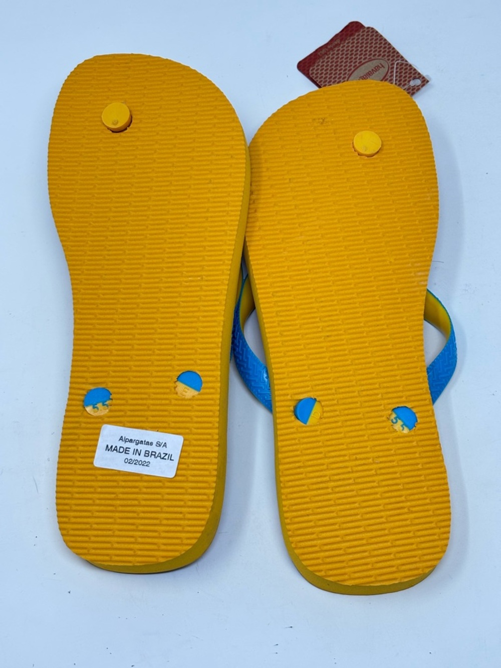 Havaianas Thong Flip Flops Disney Collab Colorful Goofy NWT Size 9-10 - Picture 8 of 8